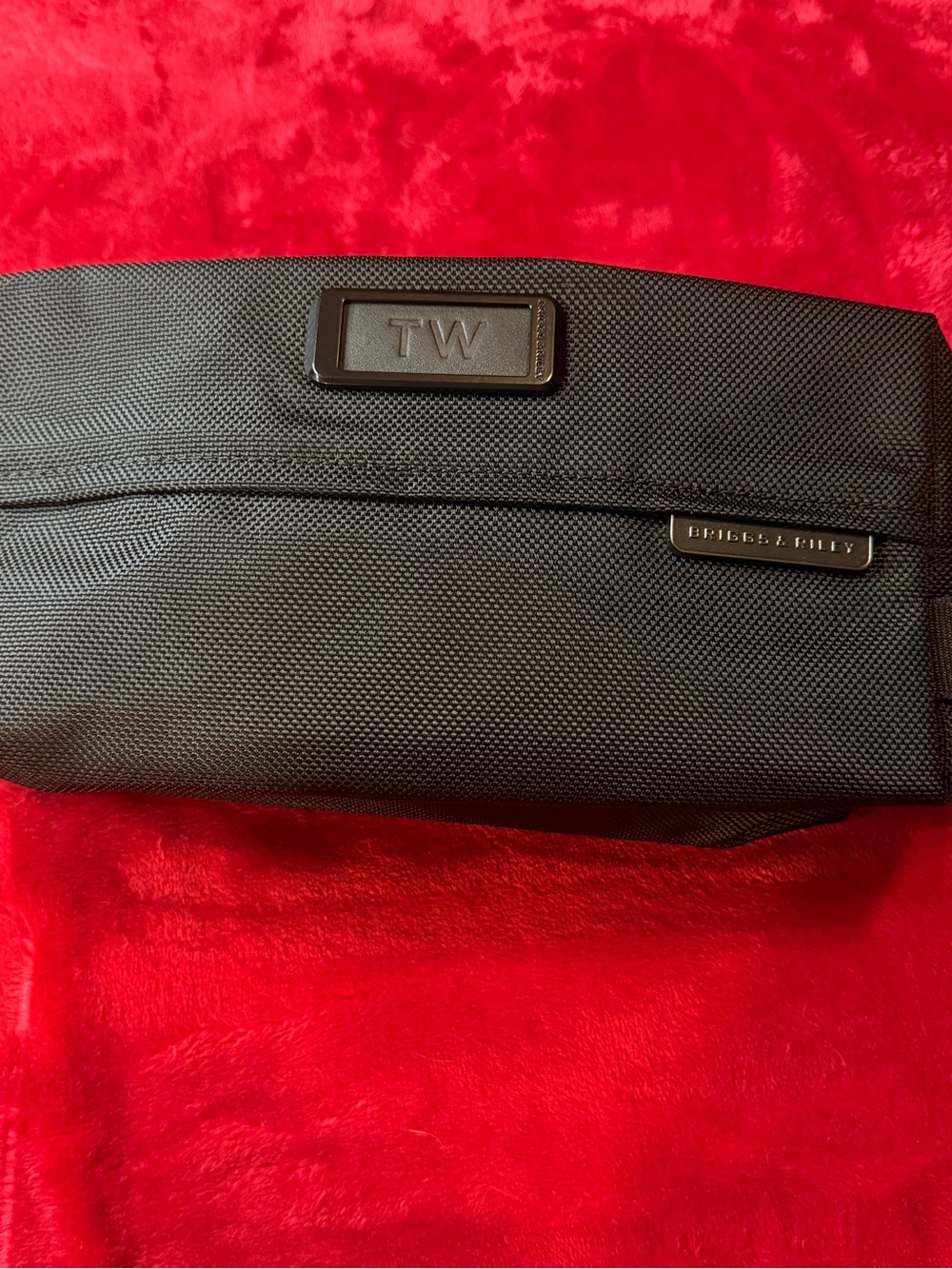 Briggs & Riley Baseline Travel Kit Black Ballistic Nylon Toiletry Dopp Bag
